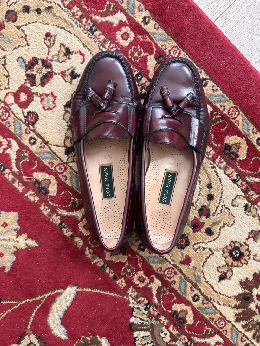Cole Haan Men’s Burgundy Tassel Loafers - 11.5